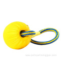 durable interactive With elasticity ball dog rope toys